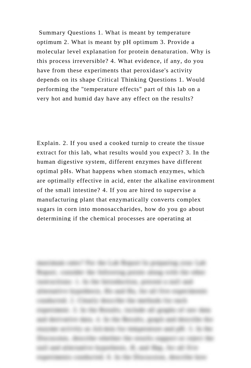 Summary Questions 1. What is meant by temperature optimum 2. What is .docx_d2szcg0dzf7_page2