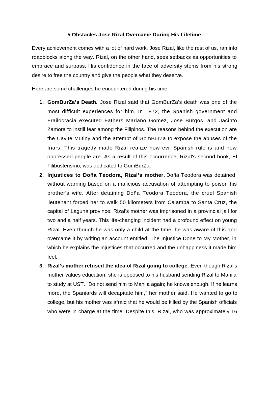 5 Obstacles Jose Rizal Overcame During His Lifetime.docx_d2tah2i3nny_page1