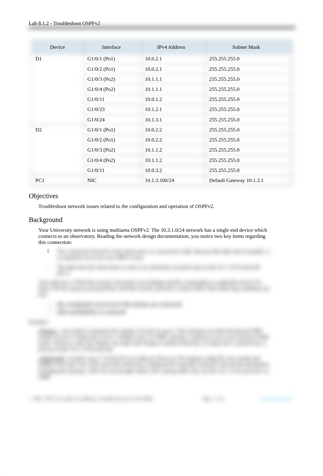 8.1.2 Lab COMPLETED- Troubleshoot OSPFv2.docx_d2turor950r_page2