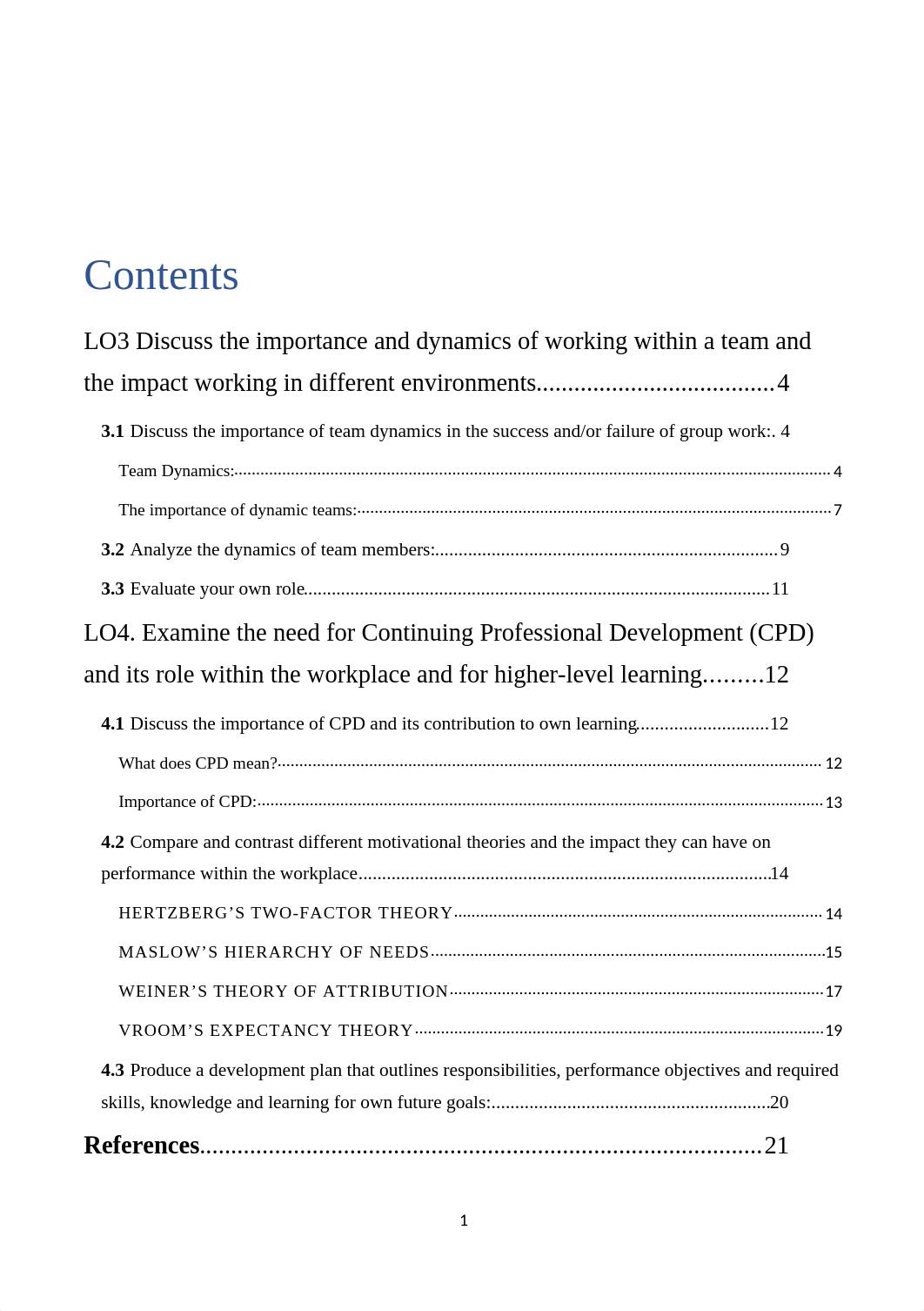 Discuss the importance and dynamics of working within a team and the impact working in different env_d2u47wp3q72_page1