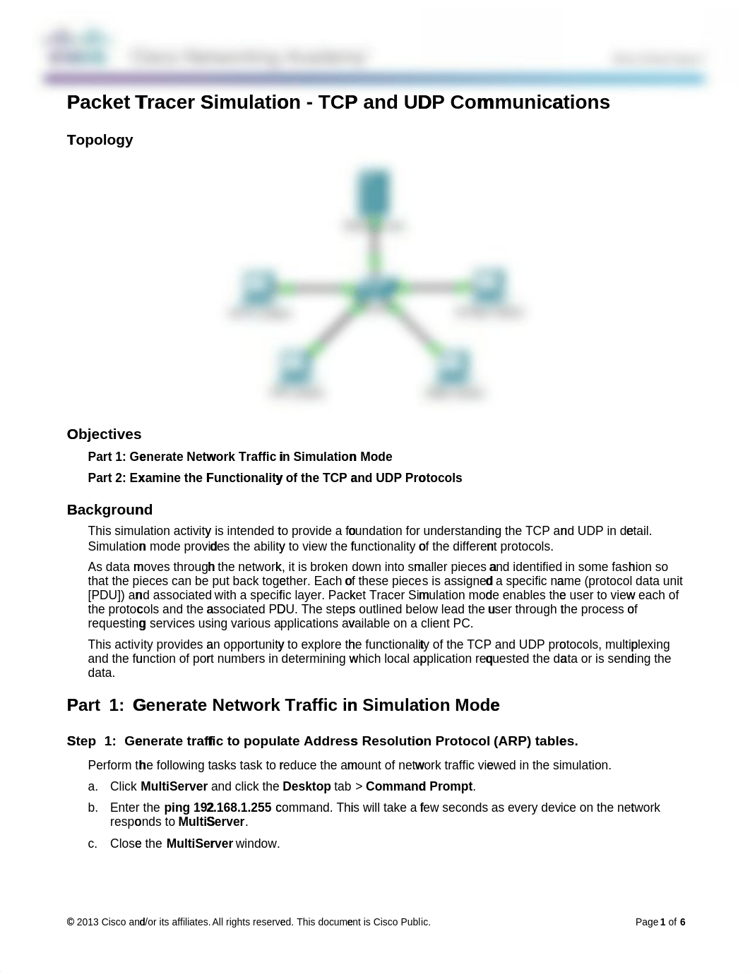 Lab 3 Packet Tracer Simulation - Exploration of TCP and UDP Instructions (1)_d2u7cp1zpyd_page1