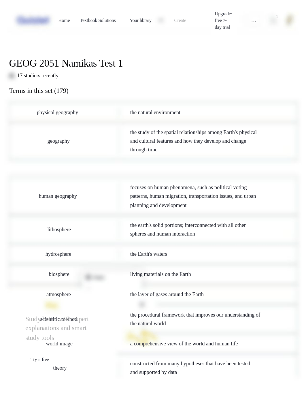 GEOG 2051 Namikas Test 1 Flashcards | Quizlet.pdf_d2uaurfb3ee_page1