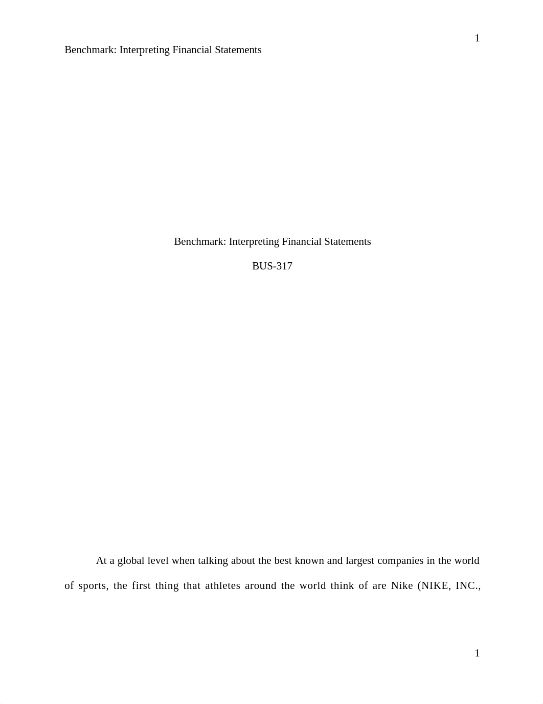 BUS 317 BenchmarK Interpreting Financial Statements.docx_d2ucnc7t1c1_page1