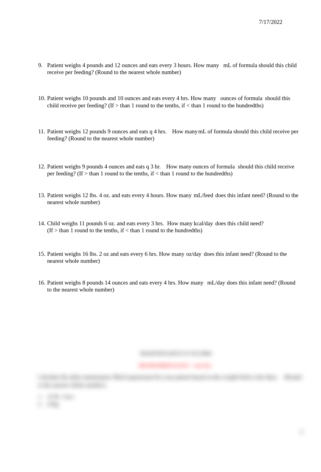 Comprehensive Pediatric Medication Calculation Answers.docx_d2uun13lgl7_page2