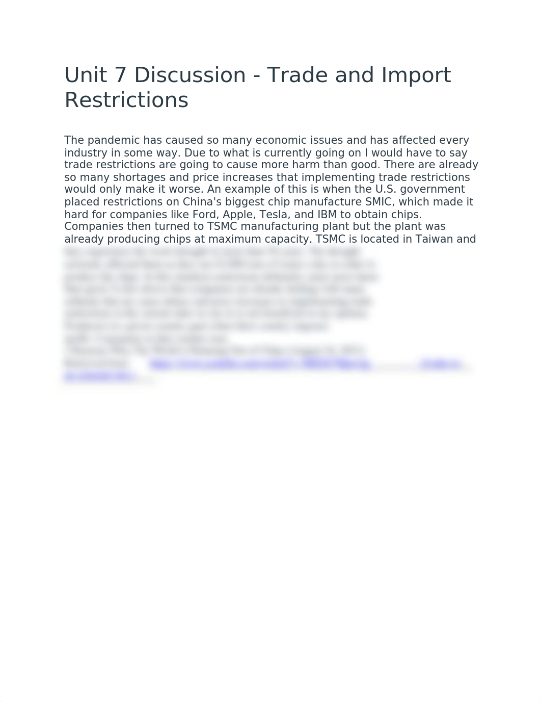 Unit 7 Discussion - Trade and Import Restrictions.docx_d2v0obs165w_page1