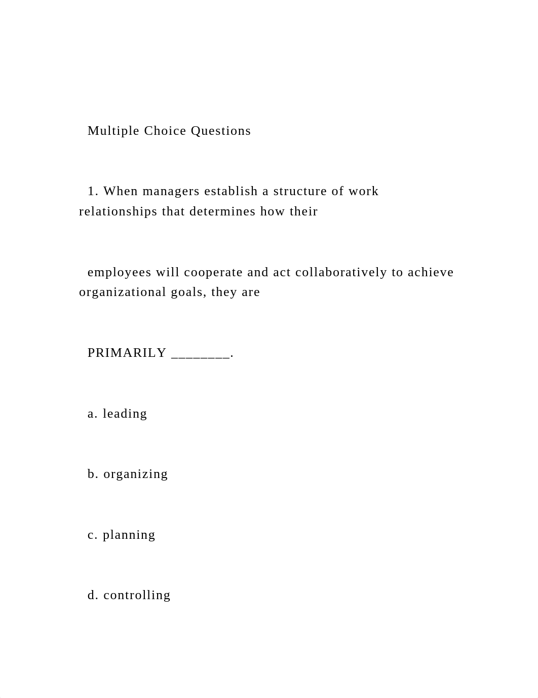 Multiple Choice Questions   1. When managers establish a st.docx_d2v76jphyqa_page2