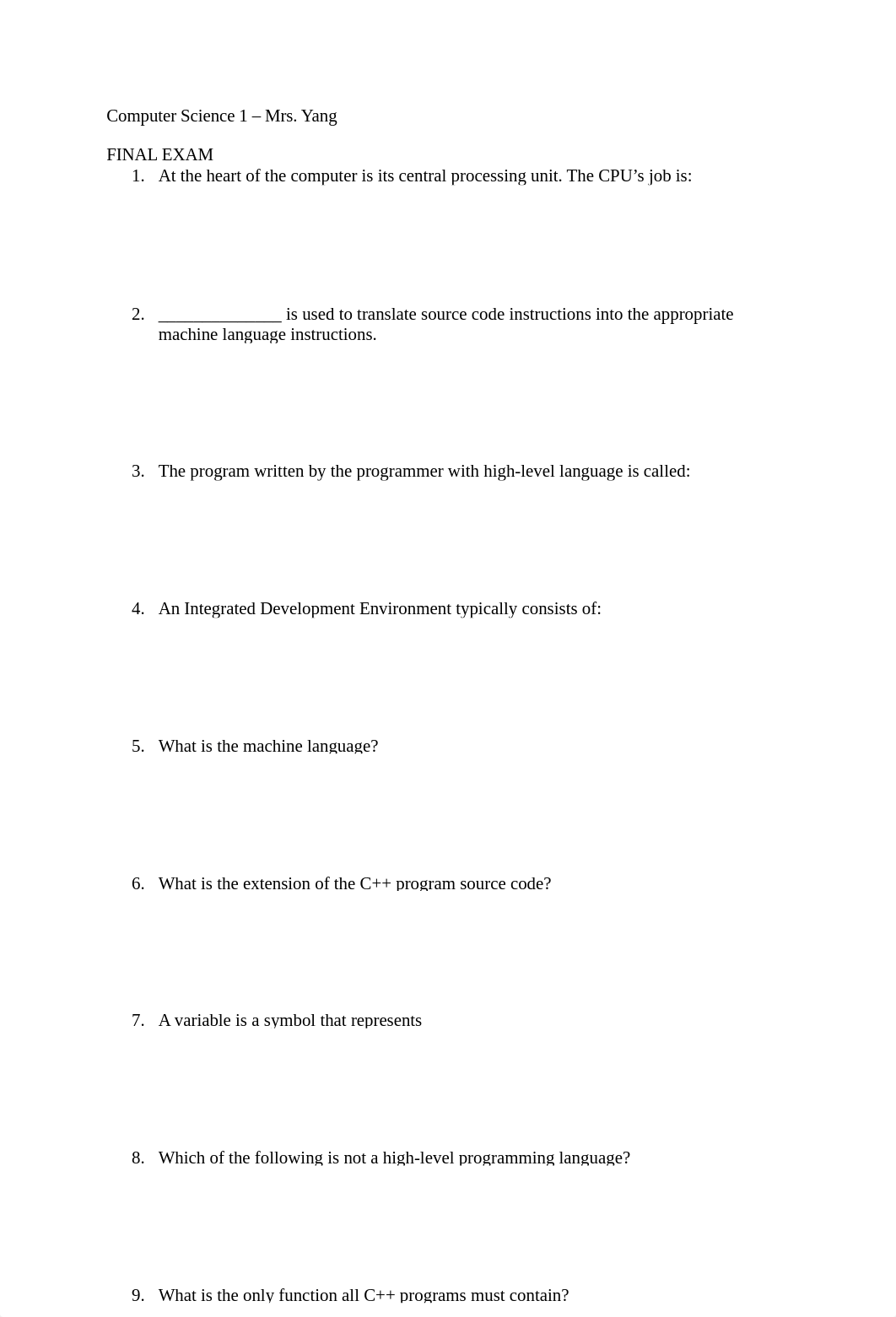 Computer Science 1 FINAL - Mrs. Yang.docx_d2vg100jhoo_page1