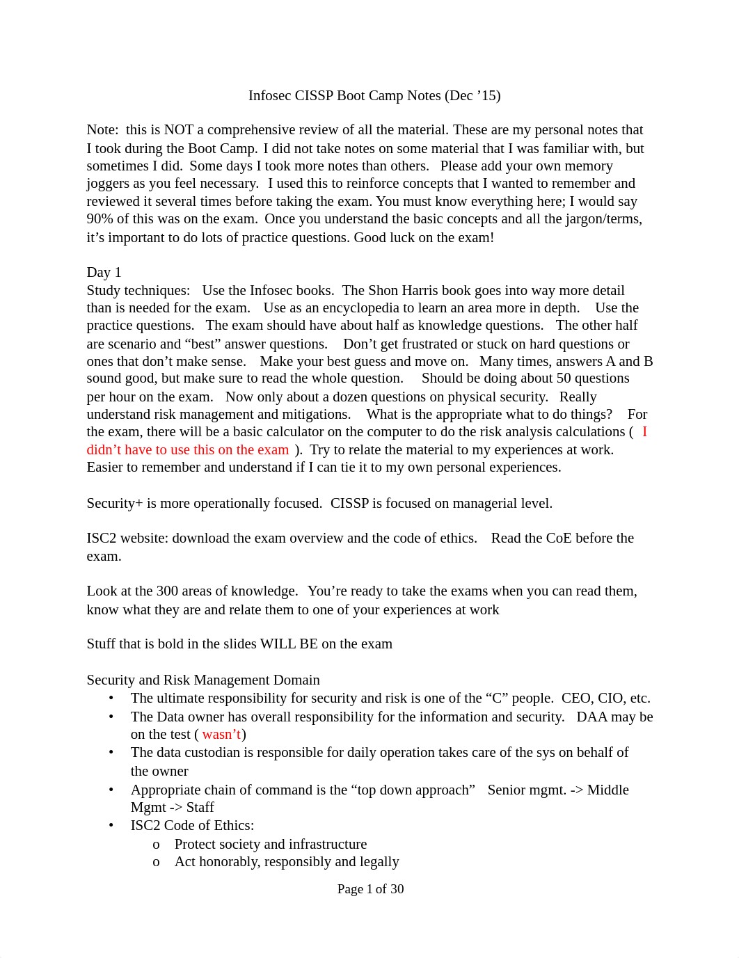 CISSP Boot Camp Notes.pdf_d2vm2s9gdy7_page1