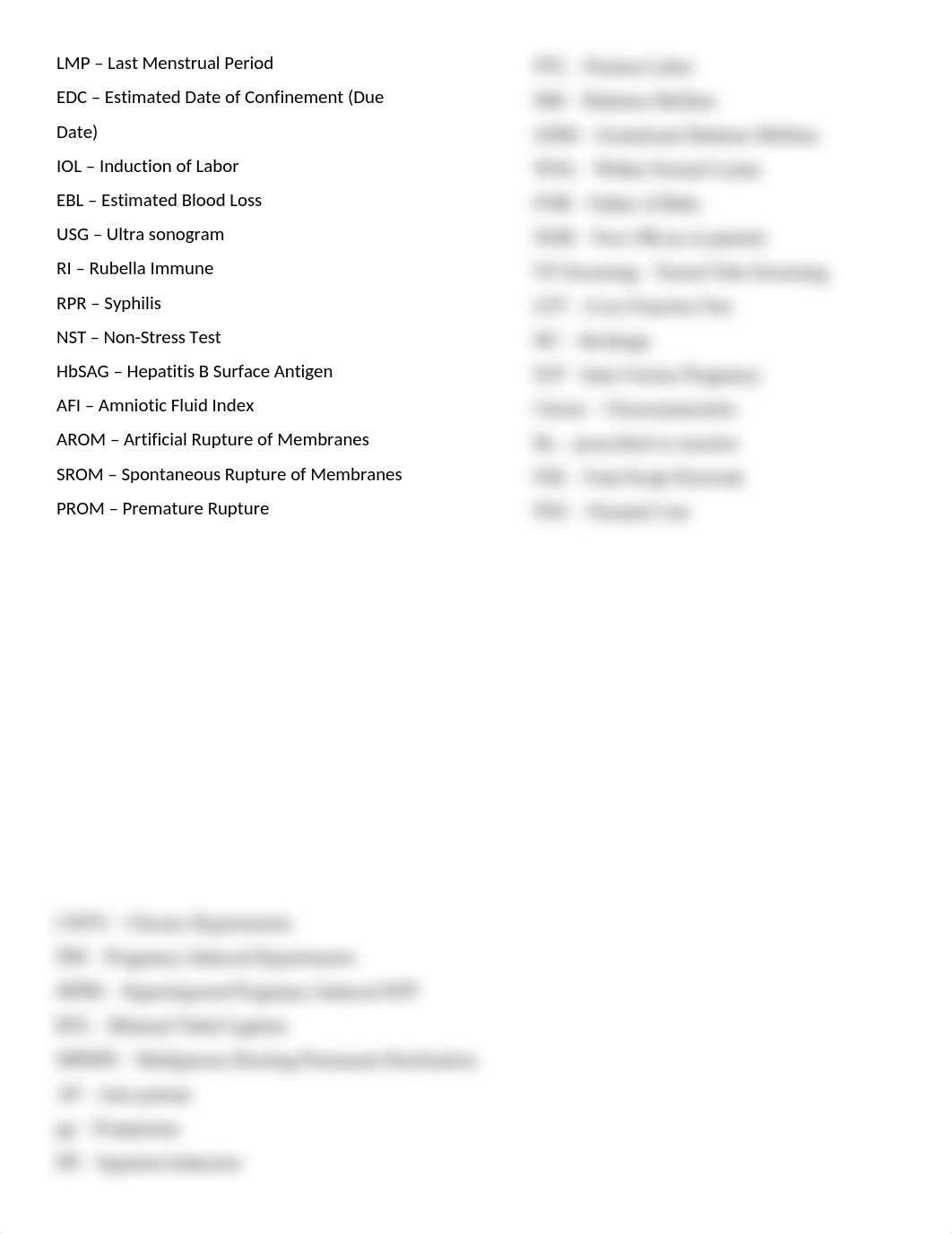 Maternal Health Abbreviations .docx_d2vr3irlvjg_page1