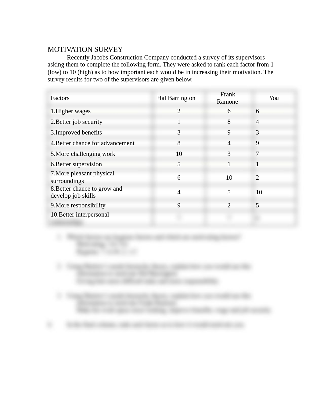 Bus 100- Chapter 10 - Motivation survey questions .docx_d2vu1r13ukb_page1