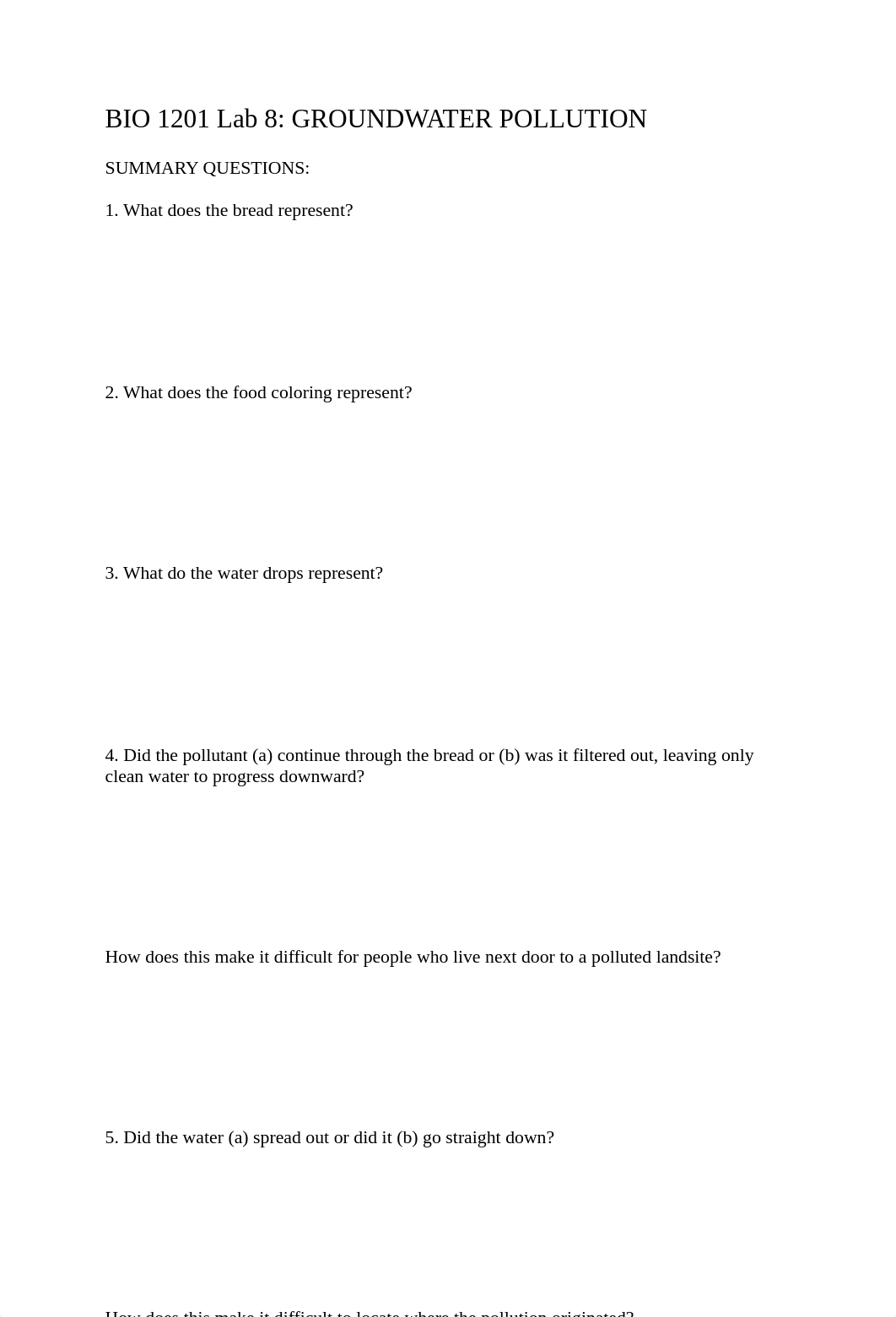 BIO 1201 Lab 8 GROUNDWATER POLLUTION - EMorales.pdf_d2w241nhclq_page1