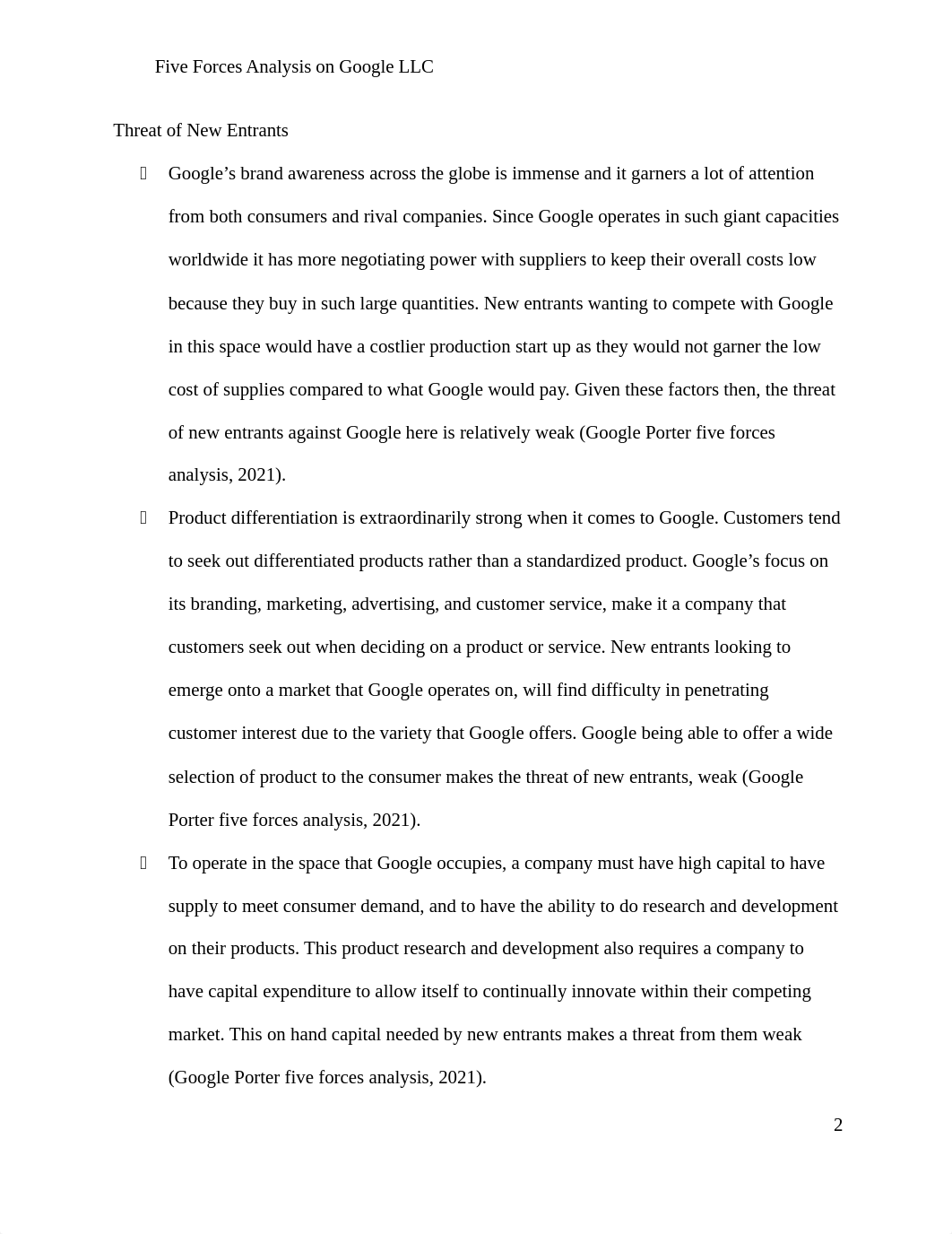 Week 5 Five Forces Report on Google LLC (2).docx_d2w87750vsd_page2