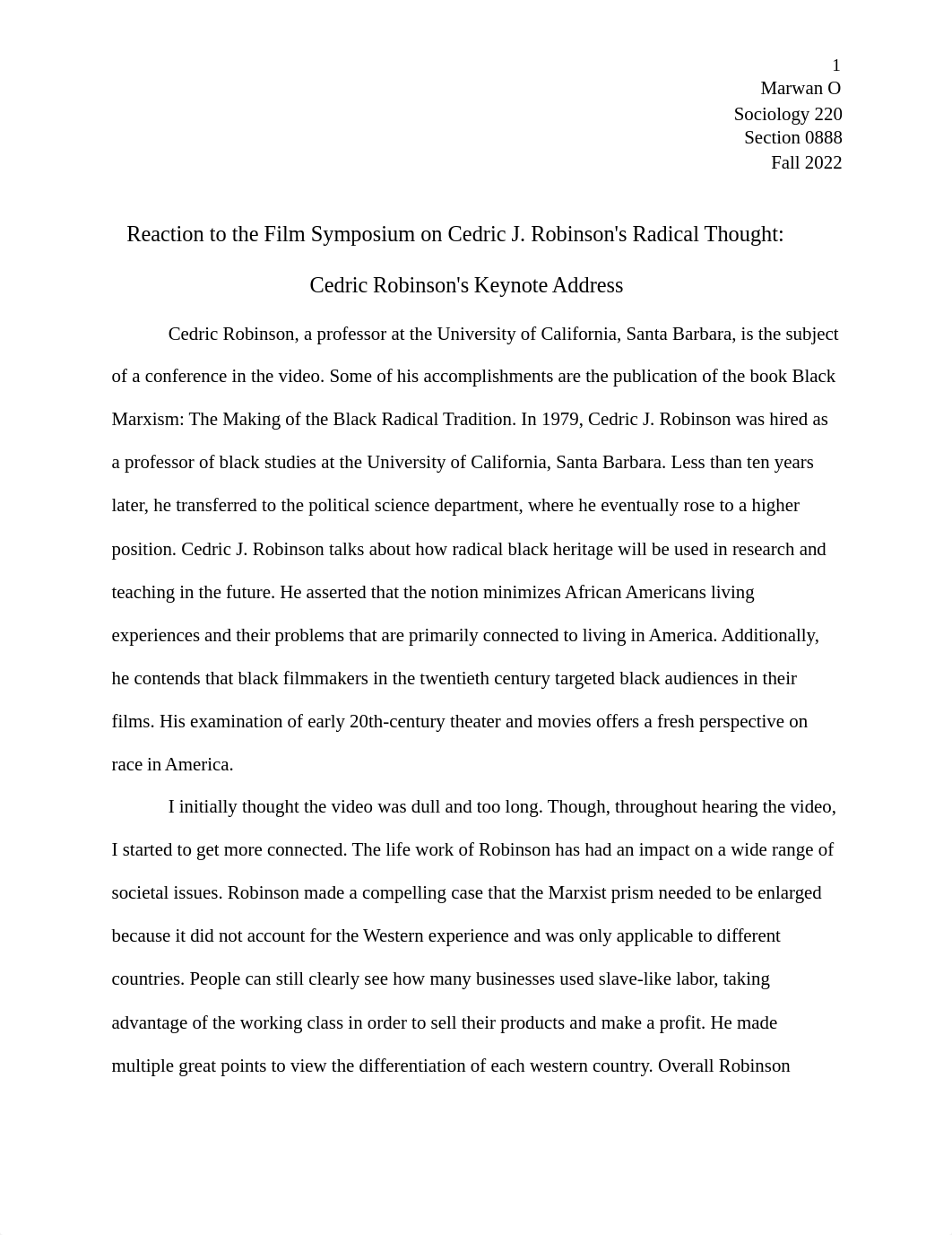 Reaction to the Film Symposium on Cedric J. Robinson's Radical Thought_ Cedric Robinson's Keynote Ad_d2wfl5zh7kg_page1