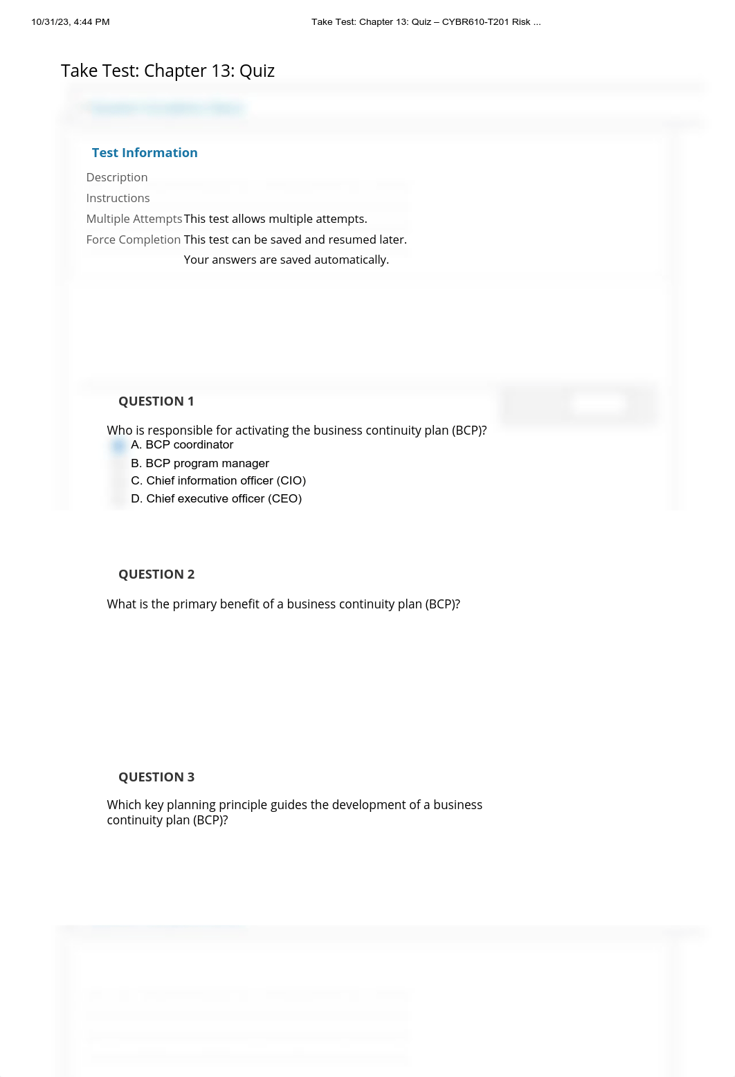 Test_ Chapter 13_ Quiz - CYBR610-T201 Risk .._.pdf_d2wji8tvfja_page1