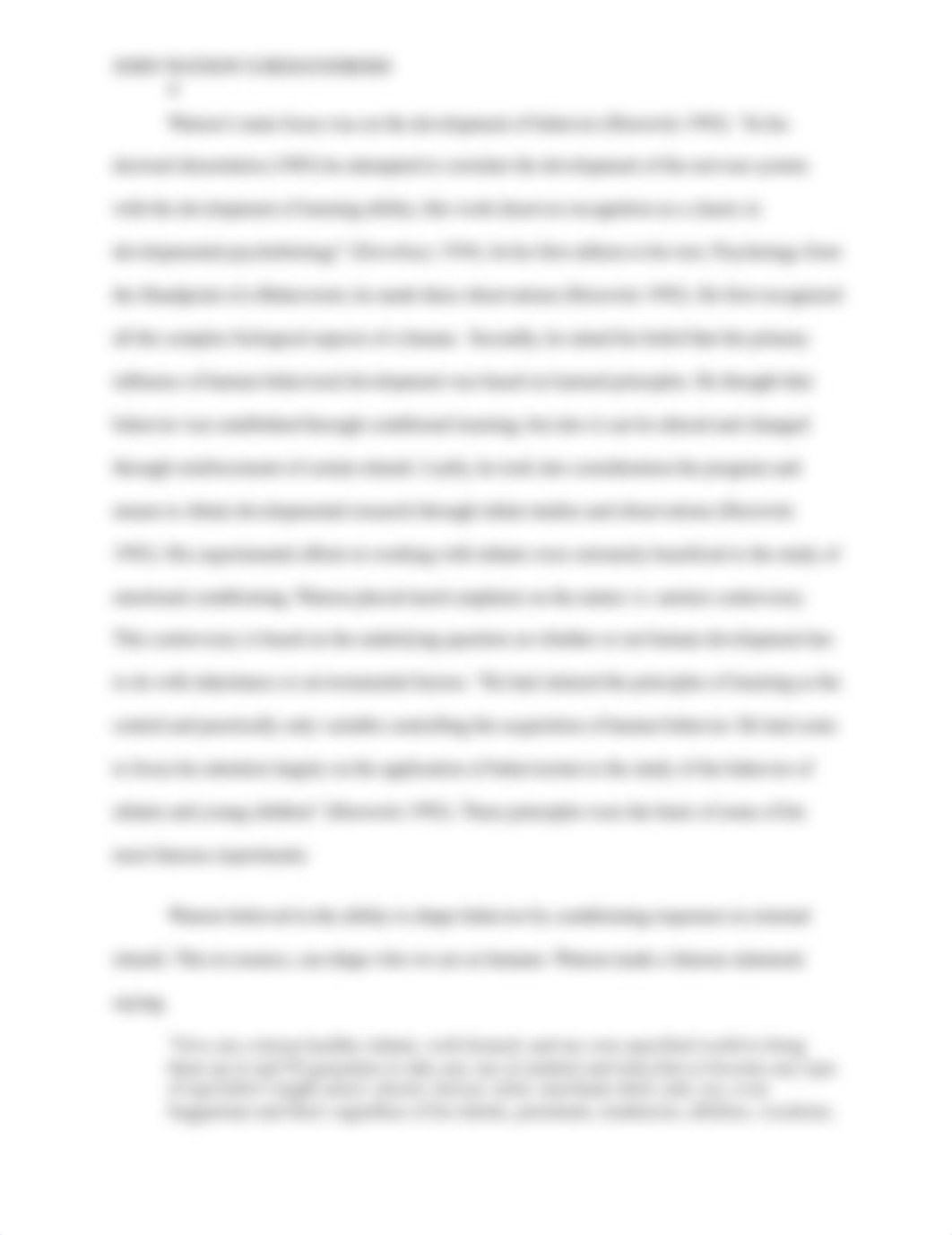 John B. Watson and the Development of his View: Behaviorism Essay_d2wjlbqf8yu_page4