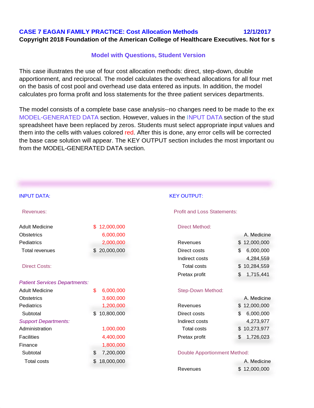 Case 07 Eagan Family Practice - Student Questions - 6th edition(1).xlsx_d2wqs078w9e_page1