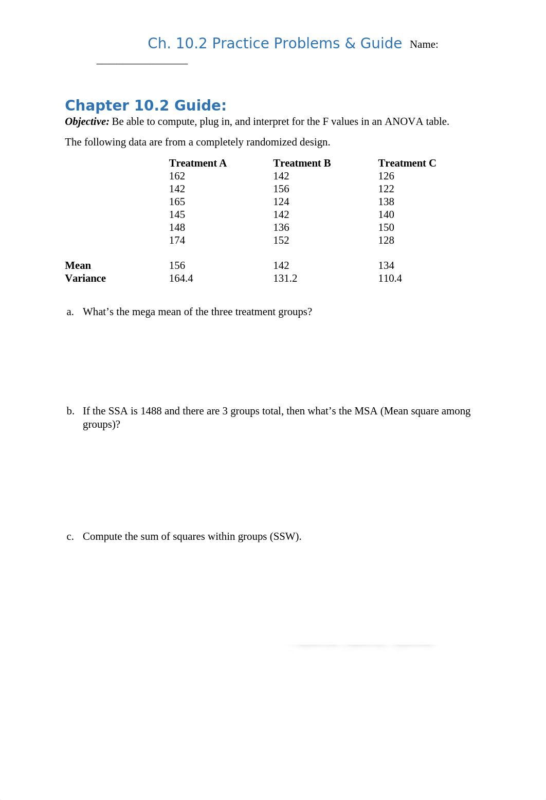 CIDM-2342_Chapter 10 - Exercise 8 Assignment - ANOVA.docx_d2x69tm6lyu_page1