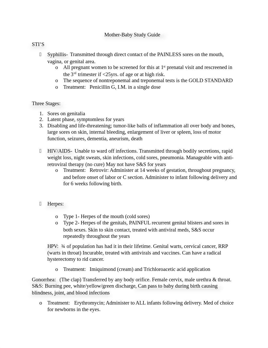 Mother-Baby study guide.docx_d2x7m30vbw9_page1