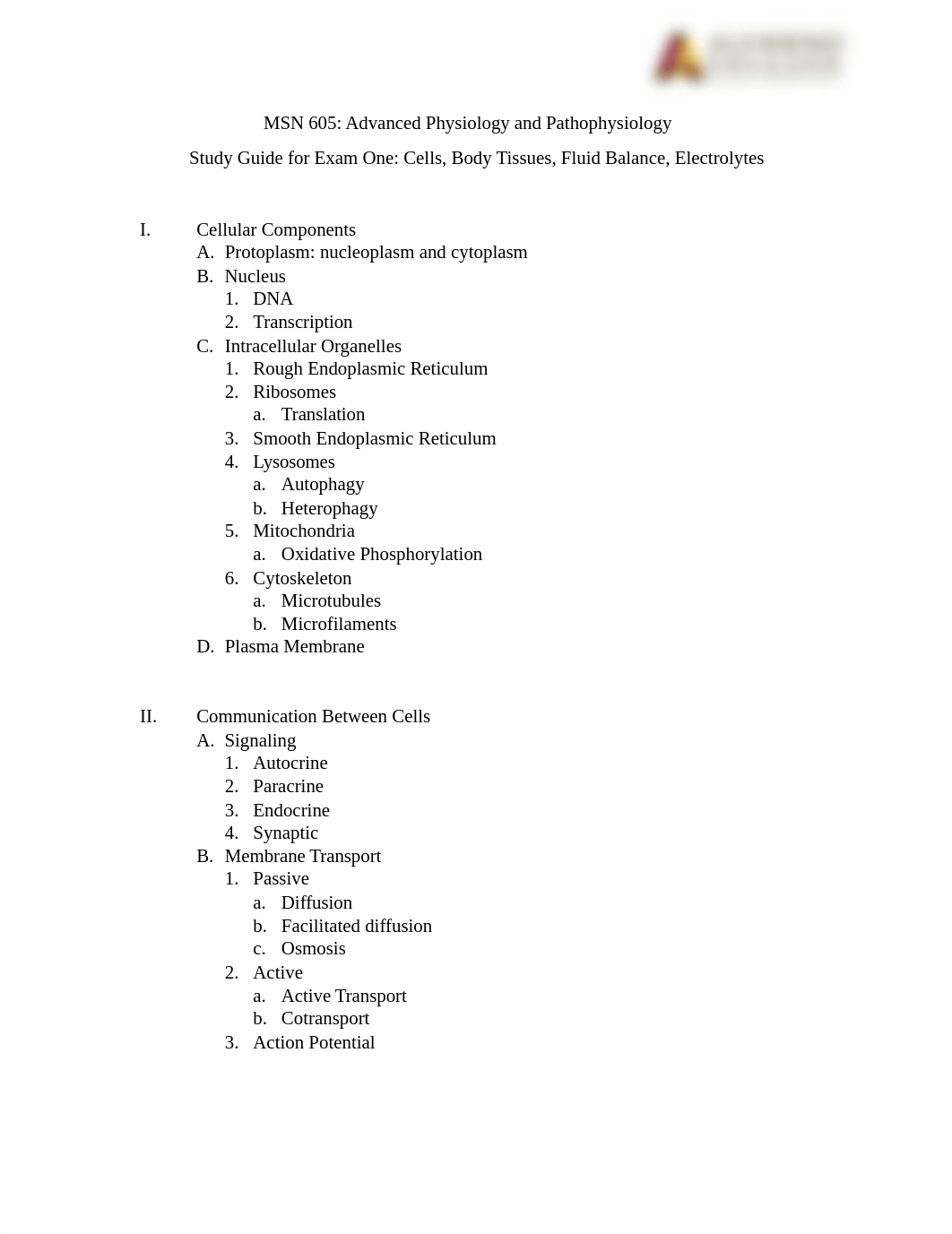 0-Study Guide Exam 1 Cells, Body Tissues, Fluid Balance, Electrolytes.docx_d2xpb2eybvd_page1