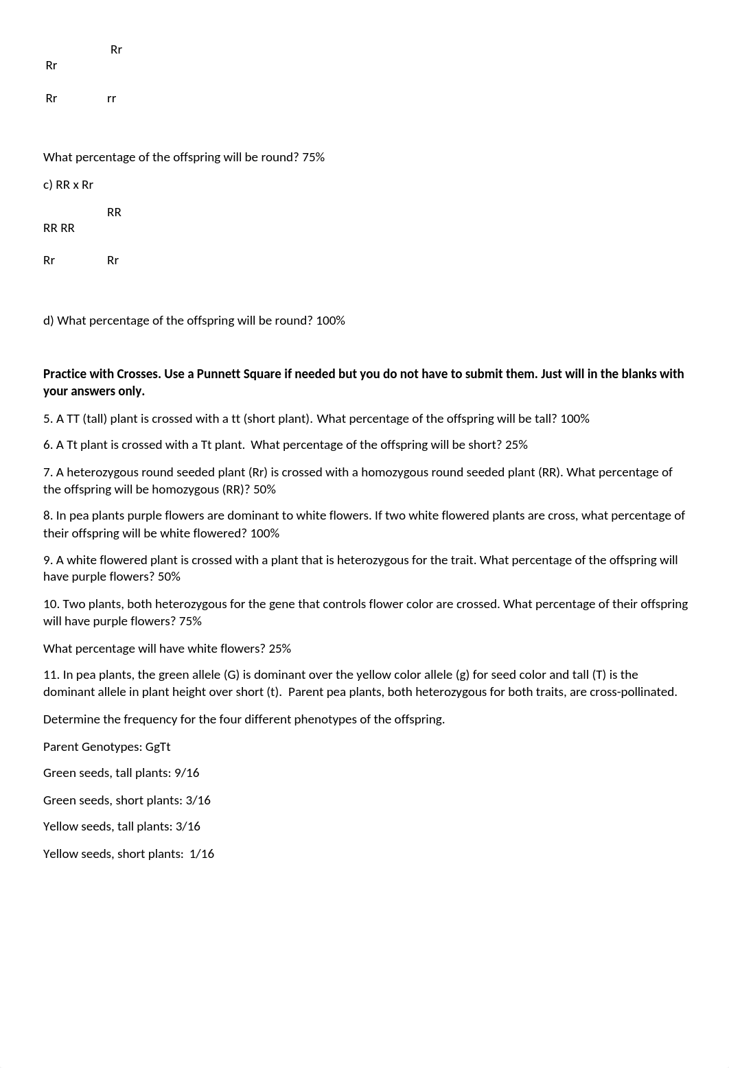 Genetics Problems Worksheet J Orr.docx_d2xq0c0djk6_page2