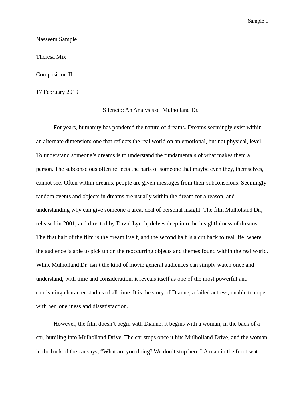 Mulholland Dr Analysis.docx_d2xsepzoo3n_page1