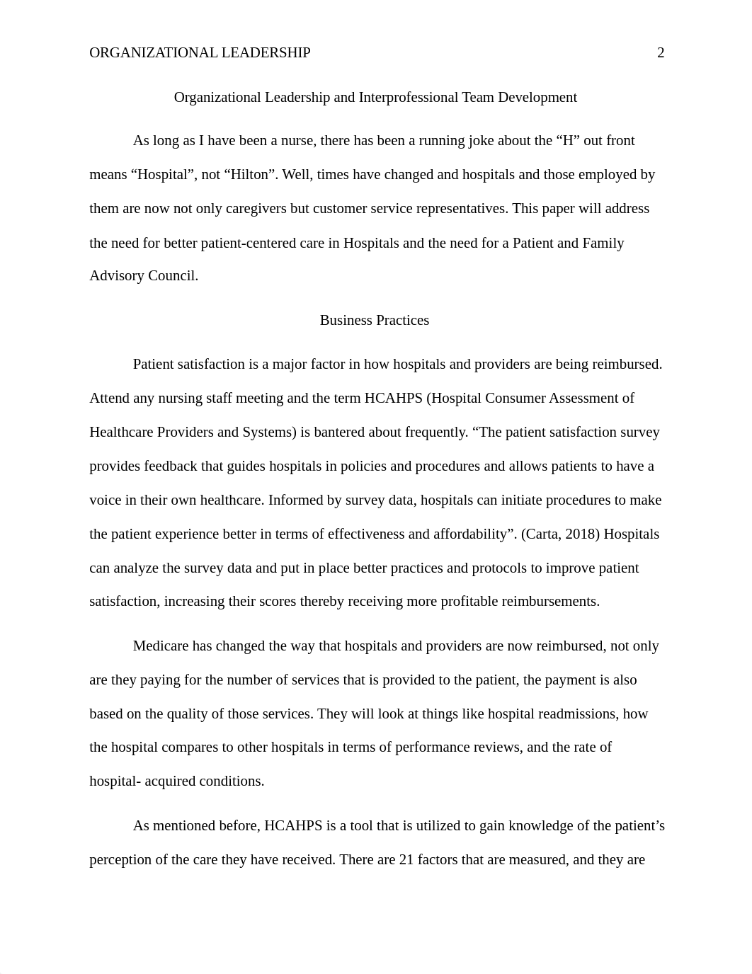 C158 Organizational leadership and Interprofessional Team Development (revised2).docx_d2xty4xyssi_page2