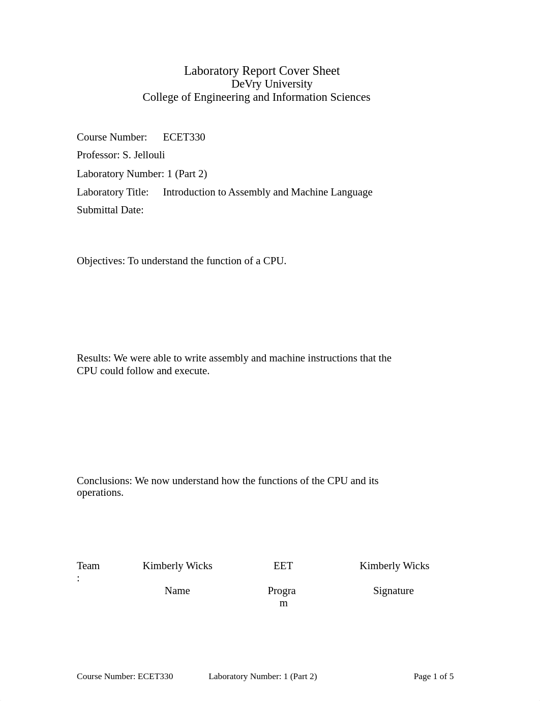 ECET330_W1_iLabPart2_CoverSheets_INTRO TO ASSEMBLY & MACHINE LANGUAGE_d2xxf2m2mc1_page1