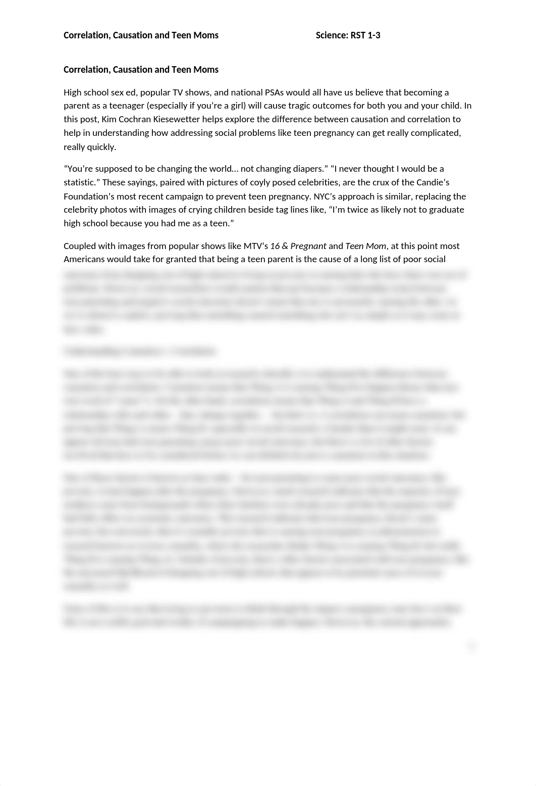 17. Causation and Correlation in Teen Pregnancy.docx_d2ya2f2kq74_page1