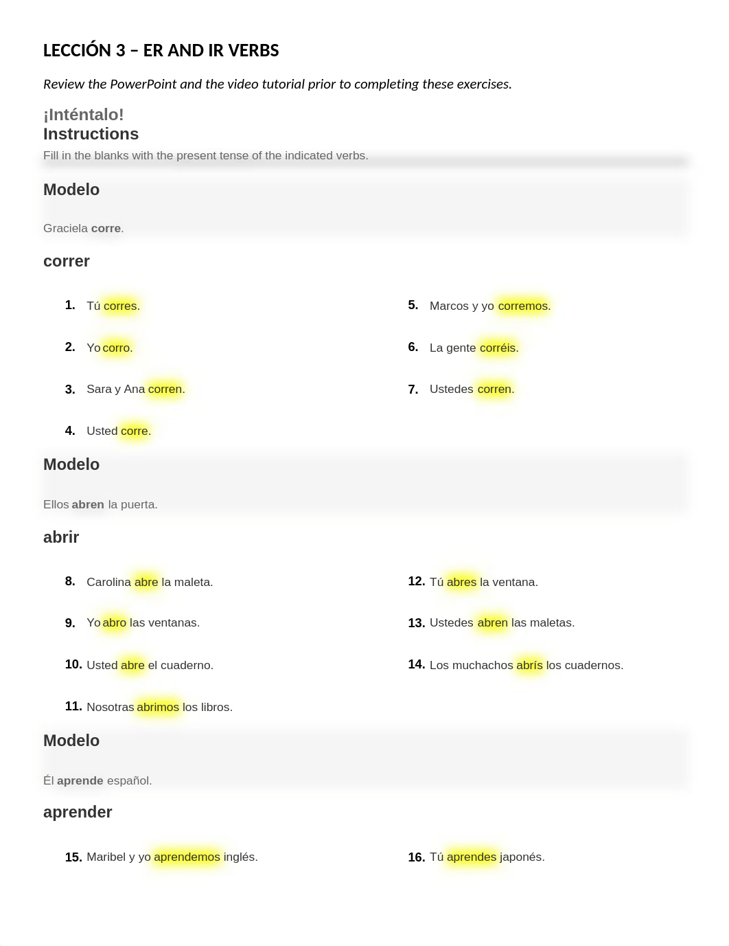 Leccion 3 - Tarea - ER and IR Verbs - Word Version Completed.docx_d2ydcnmupzw_page1