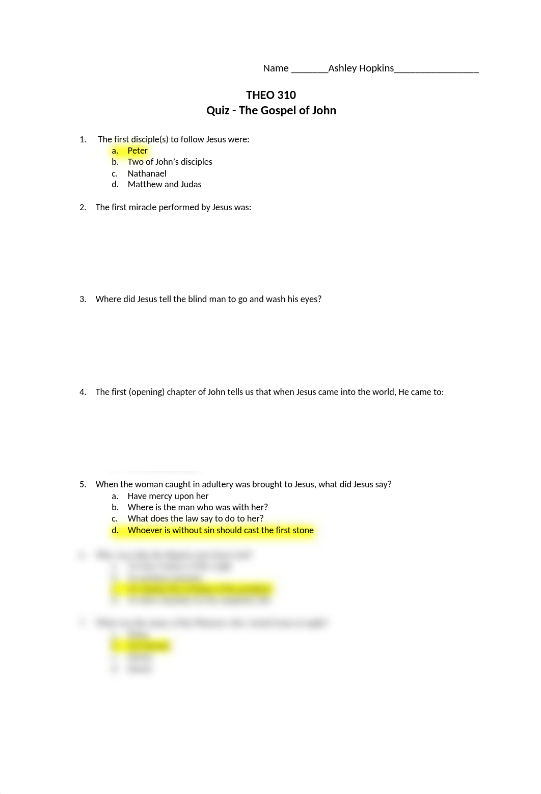 THEO 110 Quiz Over Gospel of John.docx_d2ypqafenju_page1