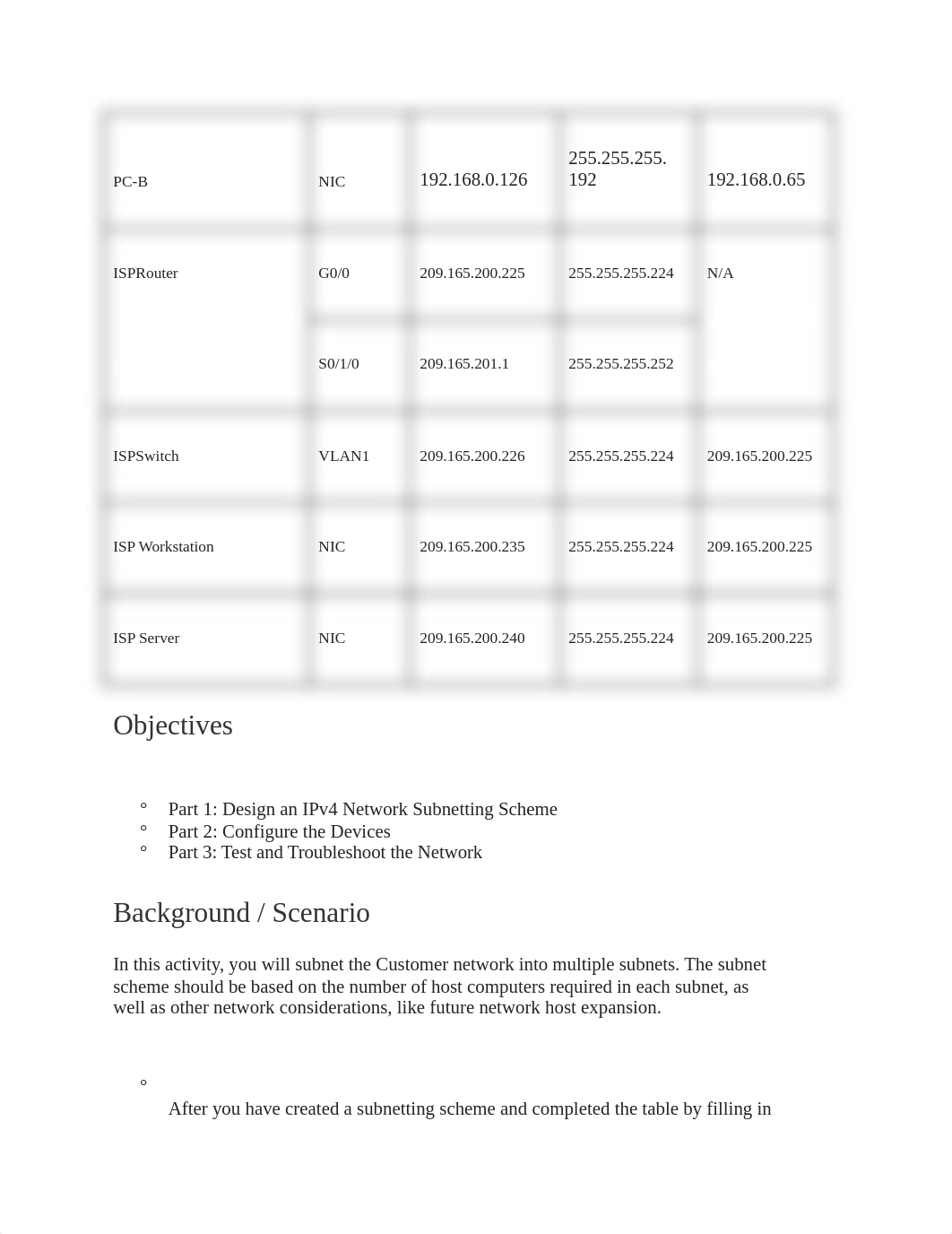 11.5.5 Packet Tracer - Subnet an IPv4 Network.docx_d2yrno4ecun_page2