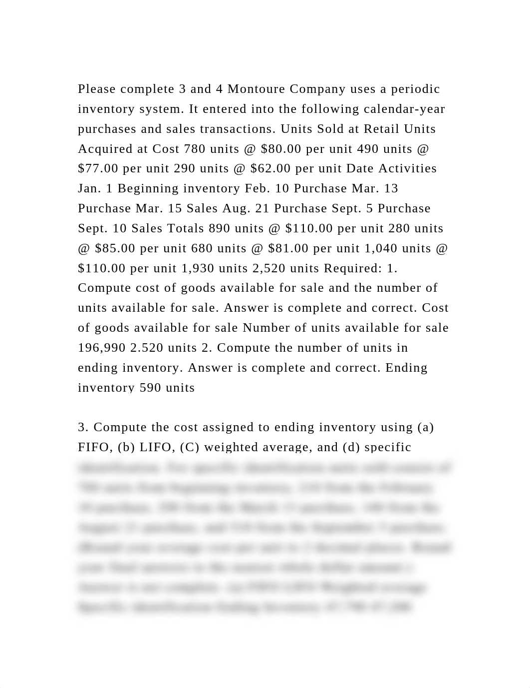 Please complete 3 and 4 Montoure Company uses a periodic inventory s.docx_d2yy1r5zrk9_page2