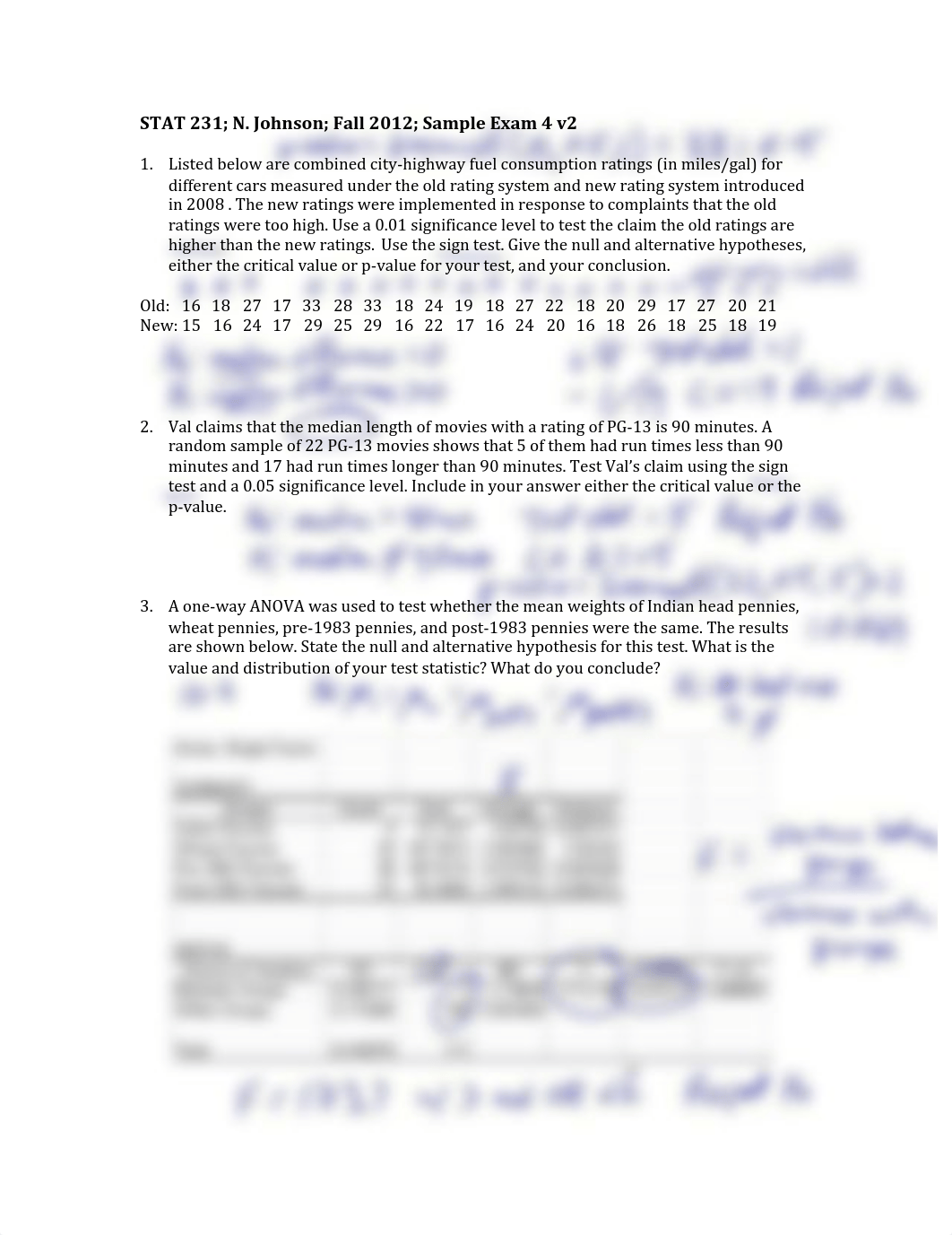 STAT 231 Fall 2012 Sample Exam 4 v2 answers_d2yydvuf8sd_page1