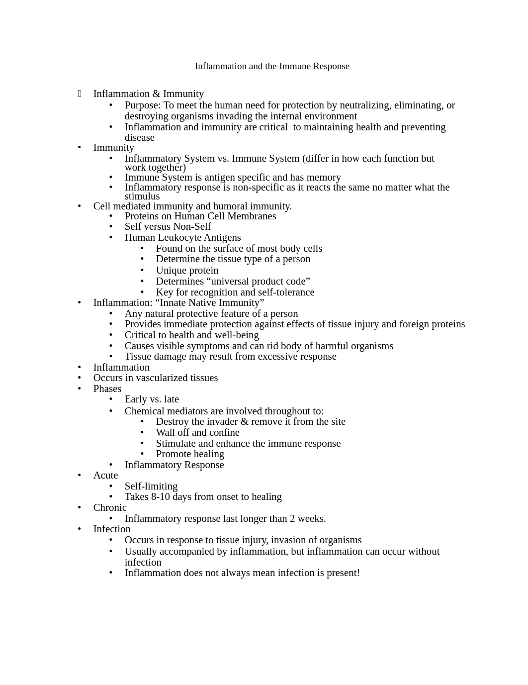 Outline_Inflammation and the Immune Response.docx_d2z54p8nw9q_page1