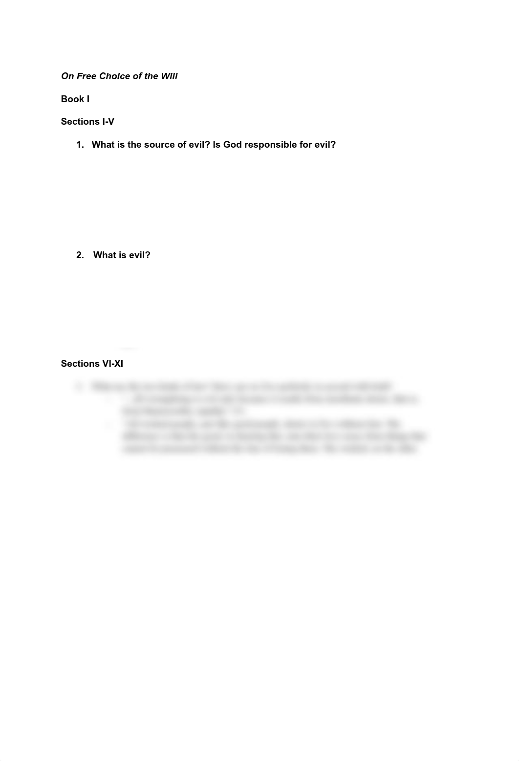 PHIL 1101_ On Free Choice of the Will Reading Questions (1).pdf_d2zax9zgwiy_page1