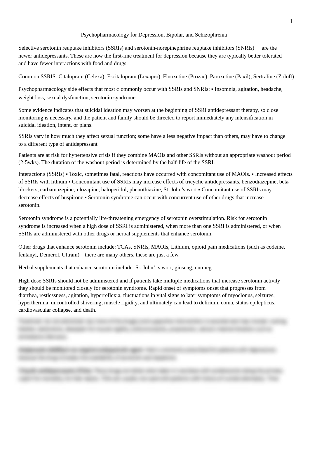 Exam III Notes on Mood Disorders and Psychotic Disordersr_a7e5a360e1249915ba84c28803bb628b.pdf_d2zjbabds24_page1