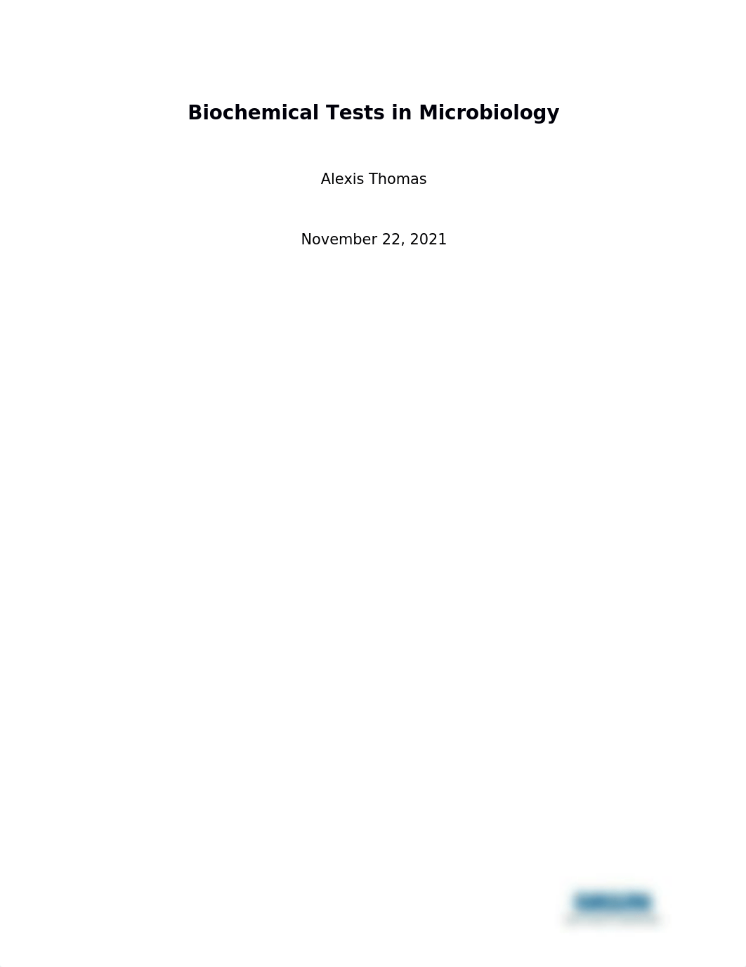 Biochemical Tests in Microbiology Lab Report - A. Thomas.docx_d2zmc1sqgbl_page1