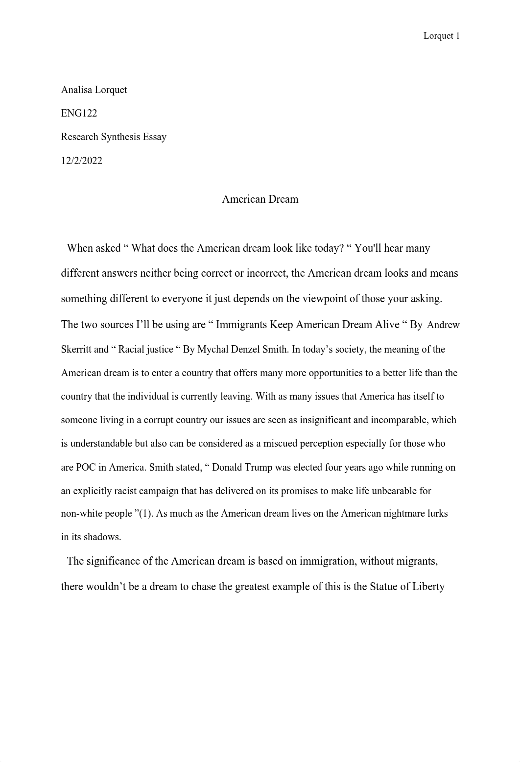 ENG122 Research Synthesis Essay- Analisa Lorquet.pdf_d2zplhwxlsz_page1