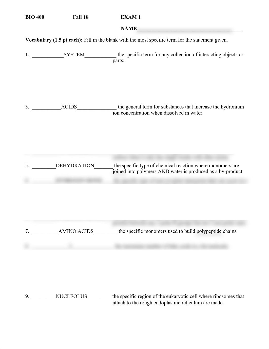 Bio 400 PRACTICE Exam 1 F 18.FLC ANSWER KEY.pdf_d30bhq3e575_page1