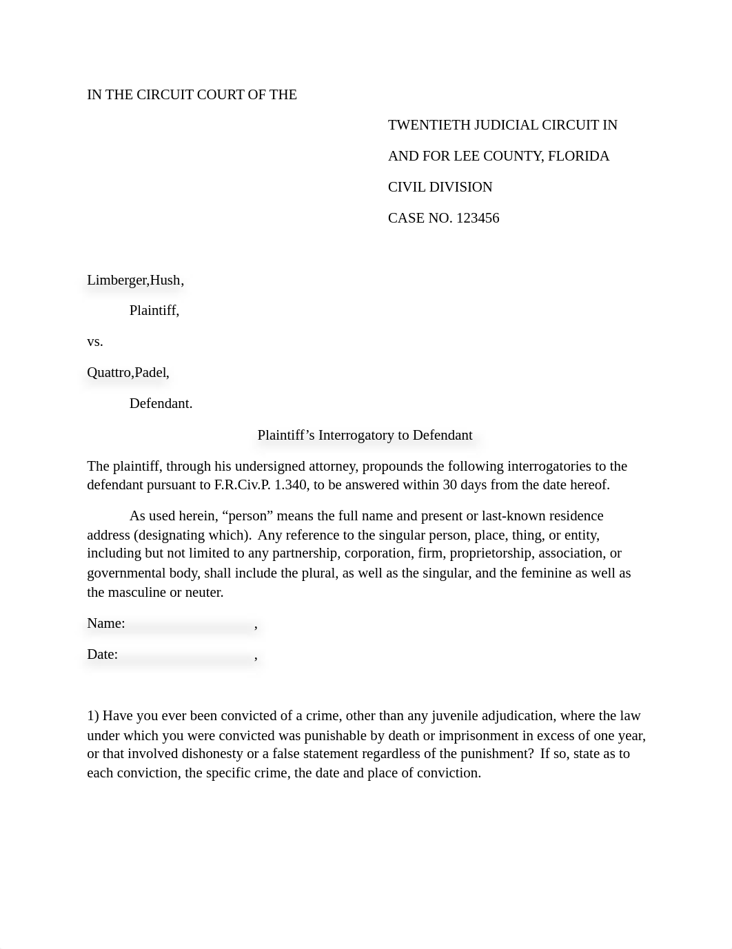 Interrogatory and Request for Production_d30geuwnwim_page1