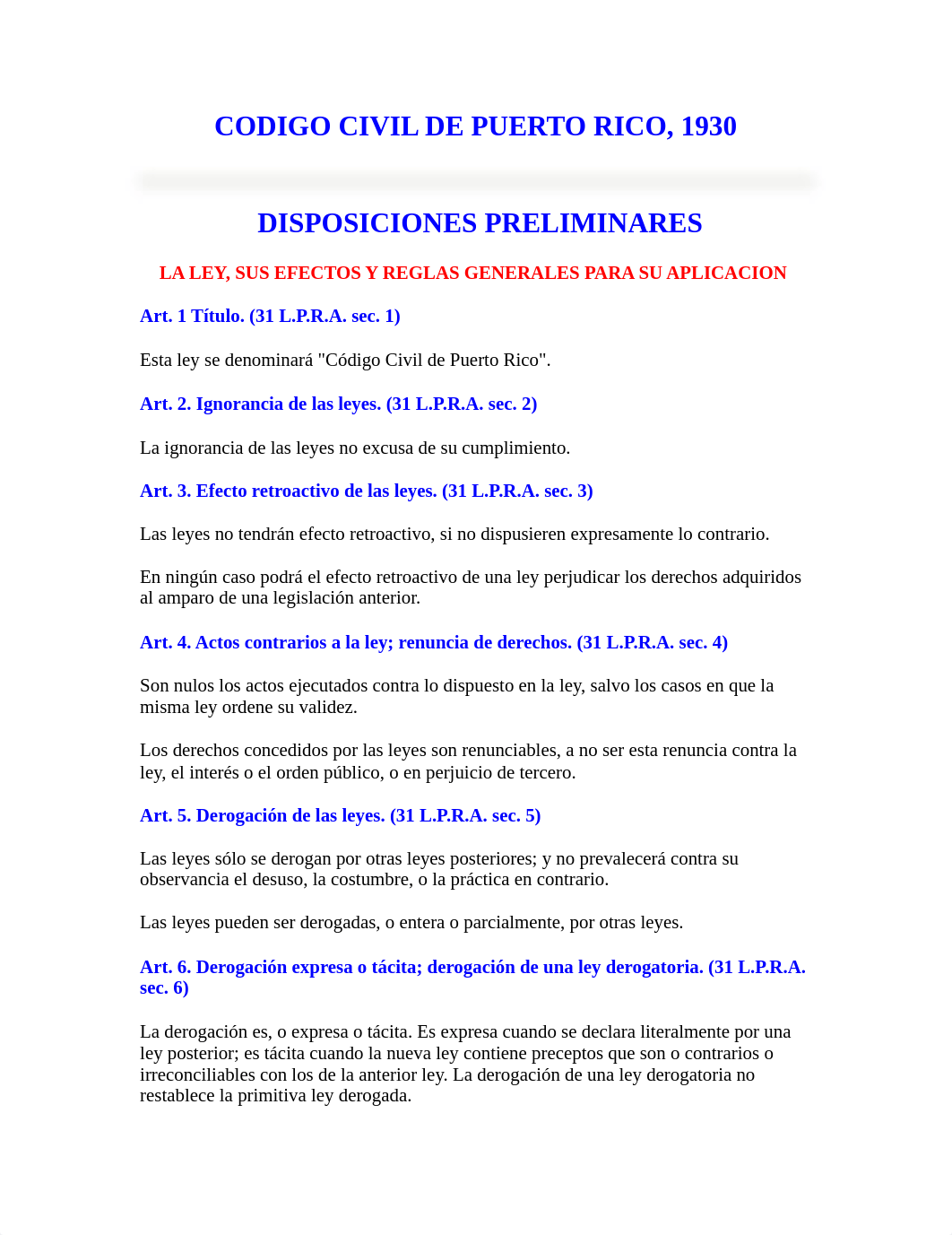 CODIGO CIVIL DE PUERTO RICO Disposiciones Preliminares.pdf_d30hkedw8wn_page1