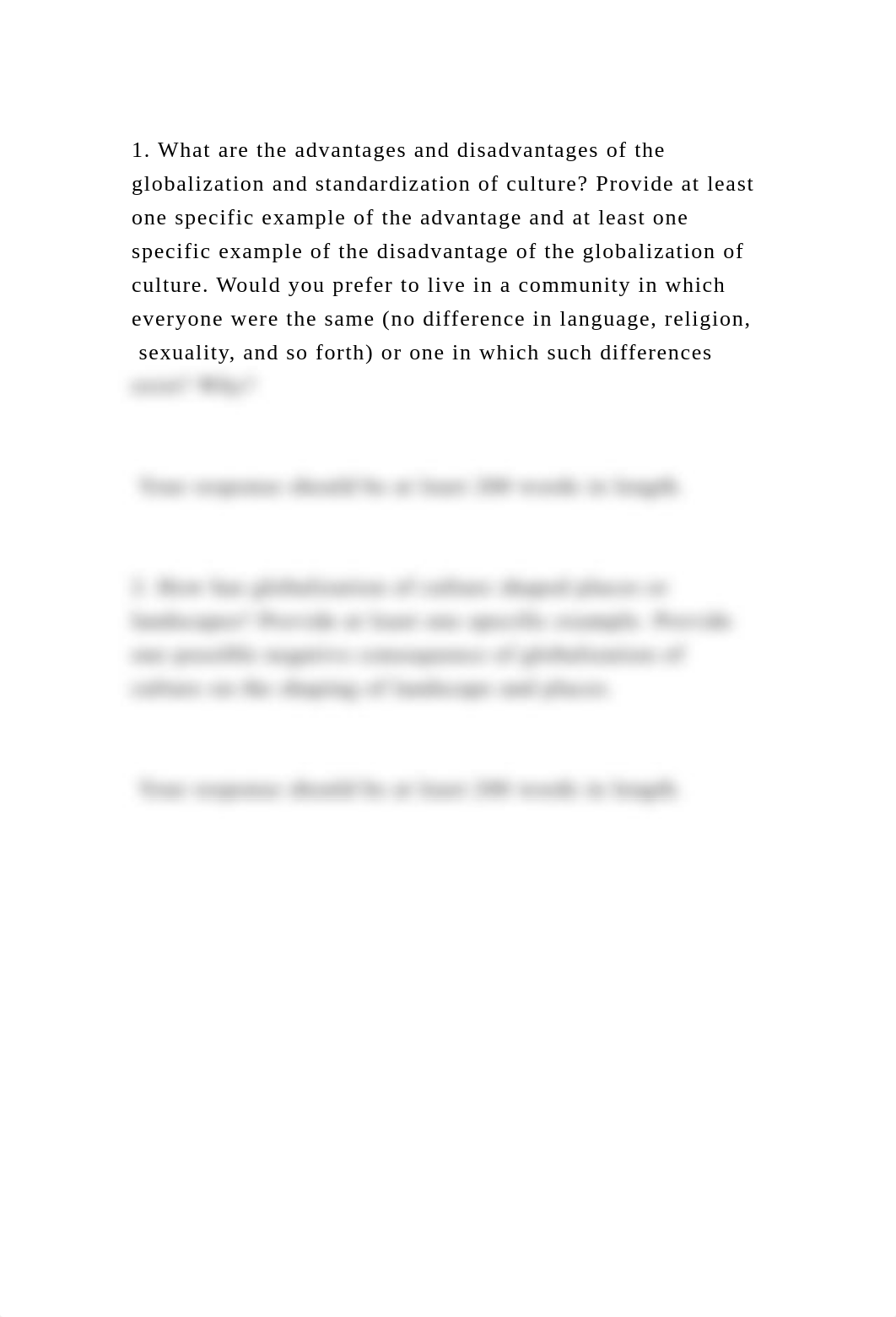 1. What  are the advantages and disadvantages of the globalization a.docx_d30ibs8gx4p_page2