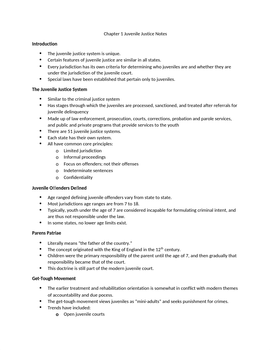 Juvenile Justice Chapter 1 Notes.docx_d30r0a3w720_page1