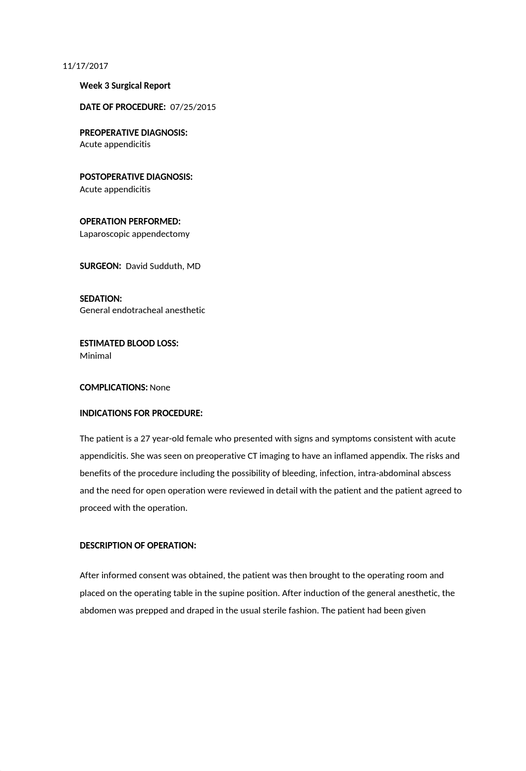 Healthcare Common Procedure Week 3 Surgery Report.docx_d31ec9i7syg_page1