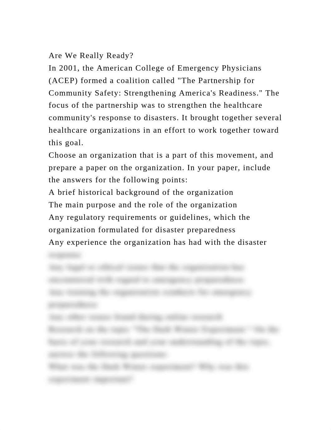 Are We Really ReadyIn 2001, the American College of Emergency Phy.docx_d31iu5ded3i_page2