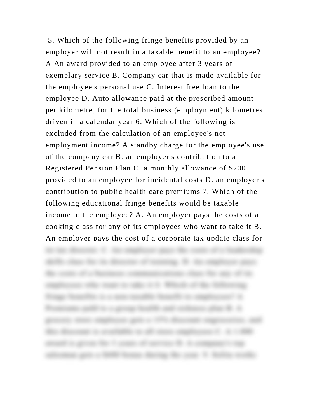 5. Which of the following fringe benefits provided by an employer wil.docx_d31mm1dhtie_page2