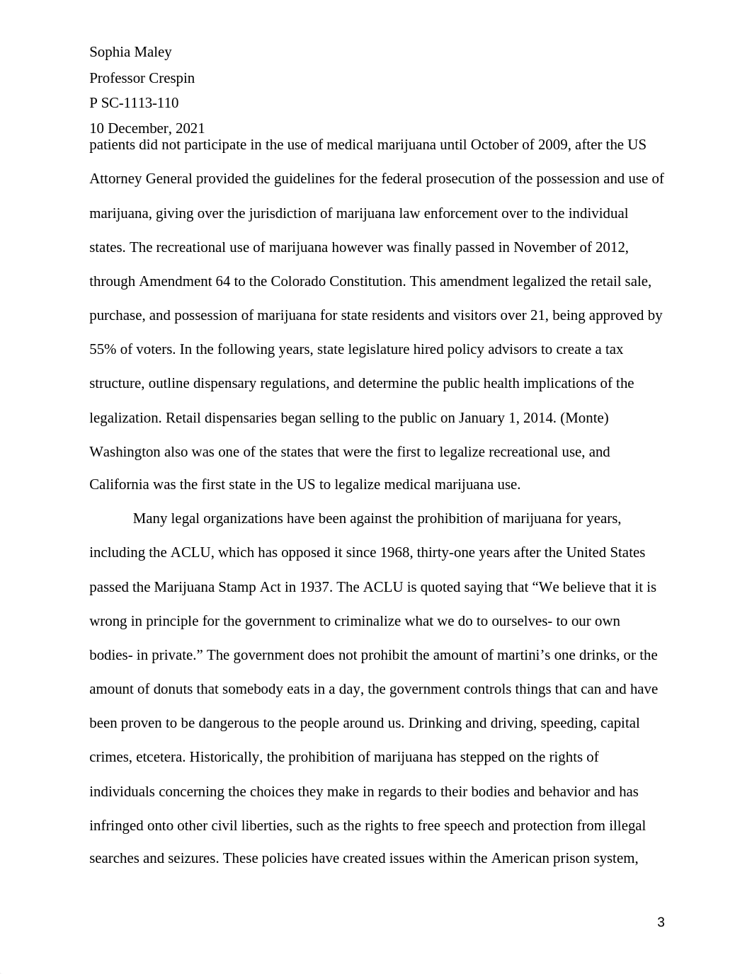 Federal Legalization Of Marijuana_ Sophia Maley.docx_d320zww3867_page3