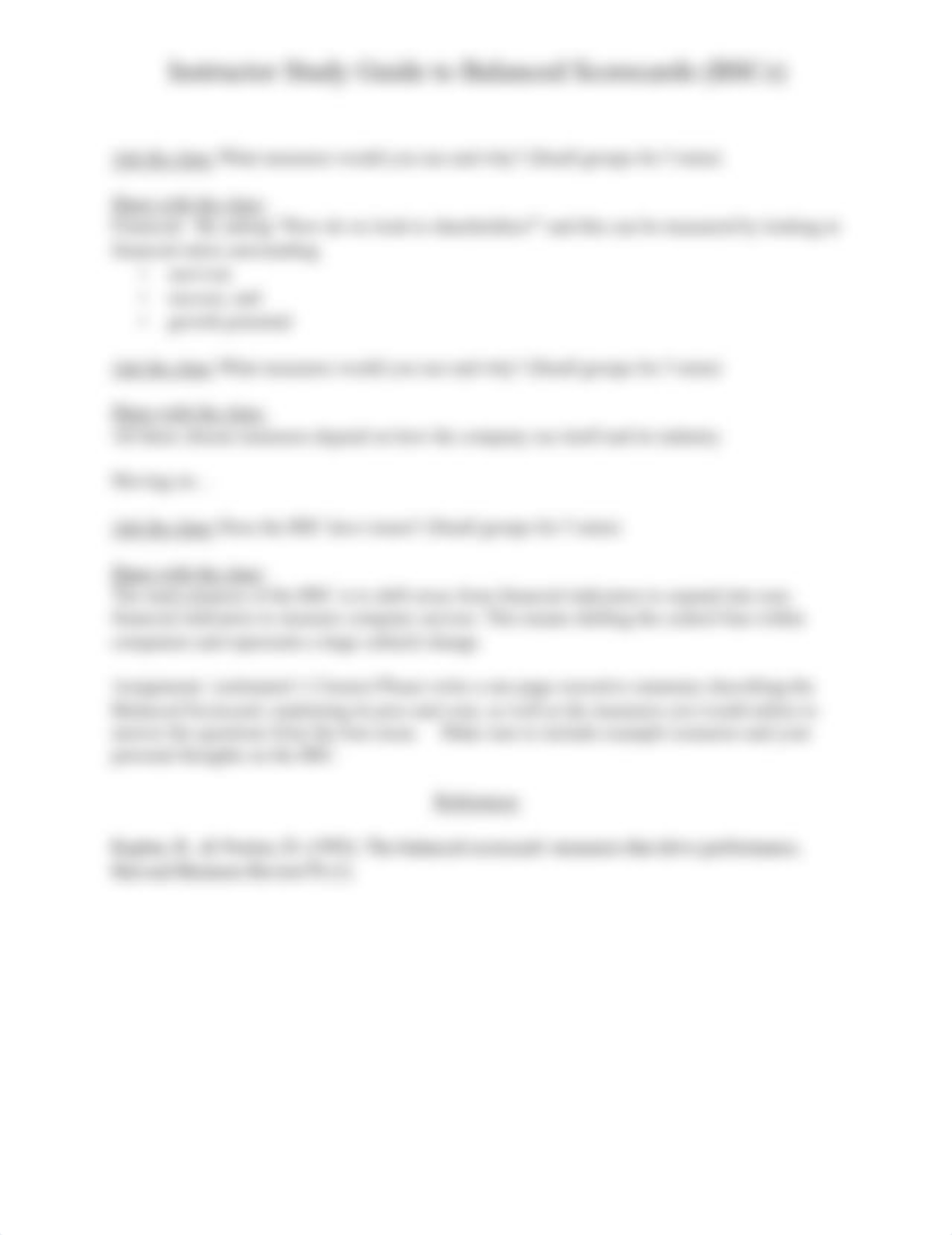 Course Hero Study Guide - Balanced Scorecard.pdf_d3309zoeolw_page2