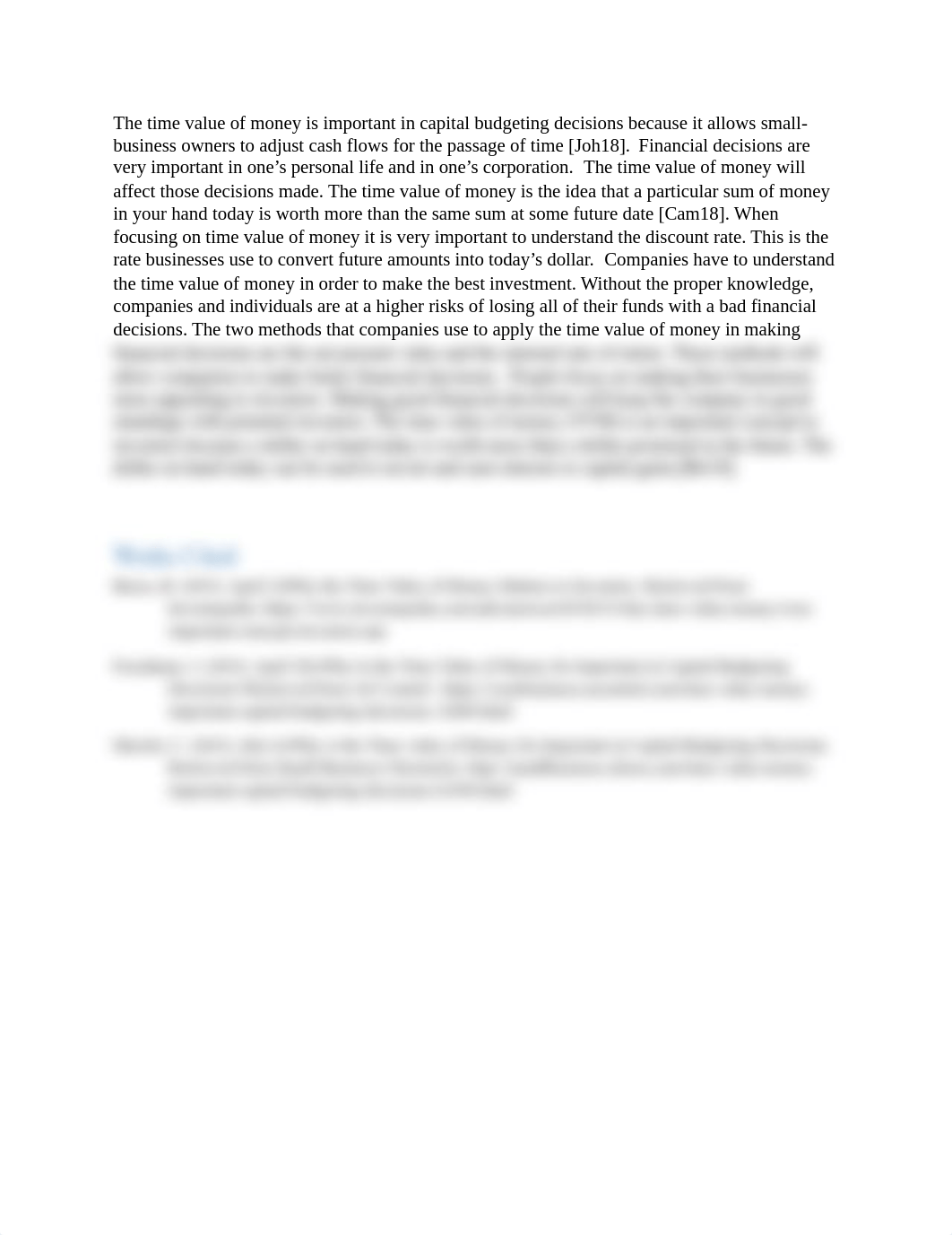 The time value of money is important in capital budgeting decisions because it allows small.docx_d335qwrvox5_page1