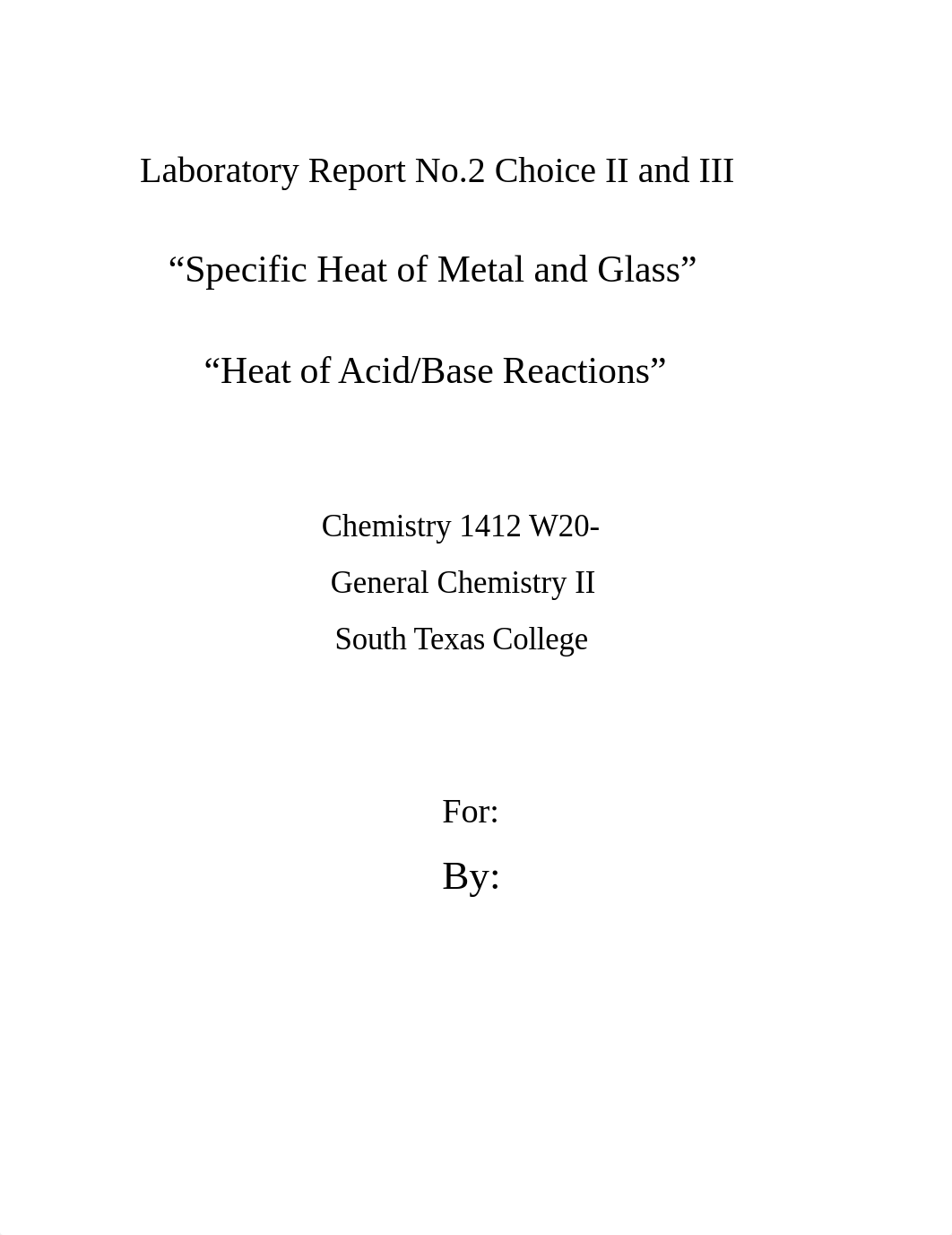 chem1412 LAB REPORT 2 choice II and III.docx_d336grznr9q_page1